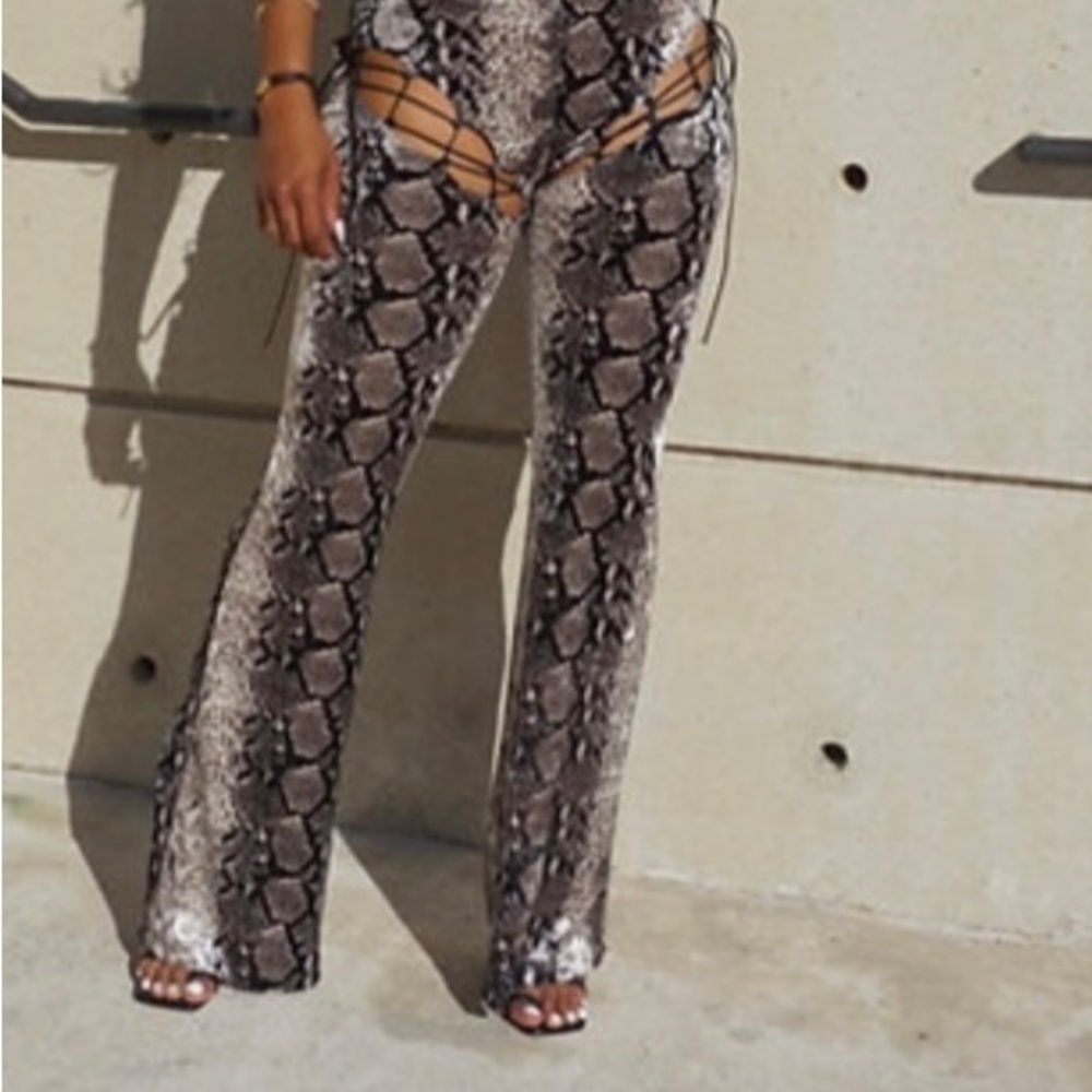 Velvet Python Pants - image 1